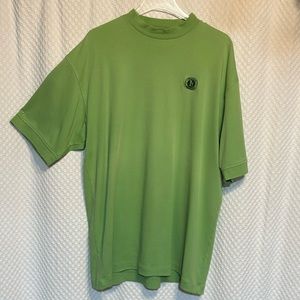 AHEAD AUTHENTICS Lime Green Mock Neck